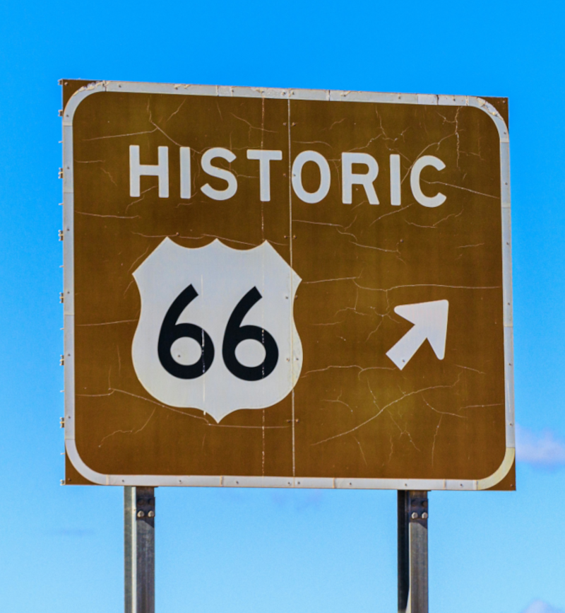 Historic Route 66 Exit